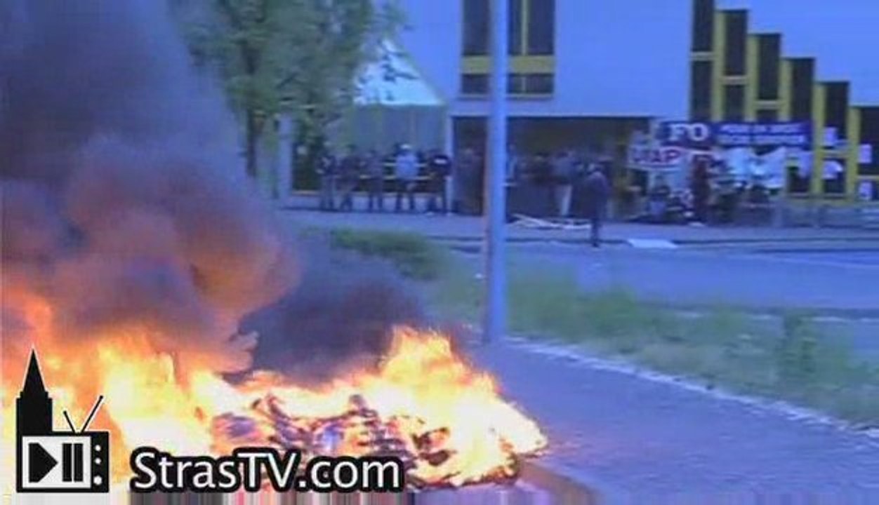 Manifestation à la prison de l'Elsau - Strasbourg