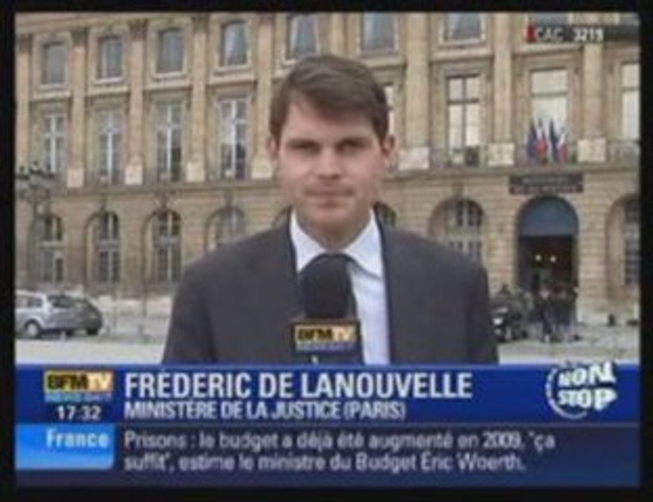 Blocage des Prisons - JF Forget à Vendôme - BFM TV