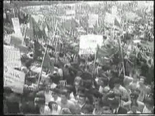 Il 68 in piazza il 1° maggio (Roma 1968)