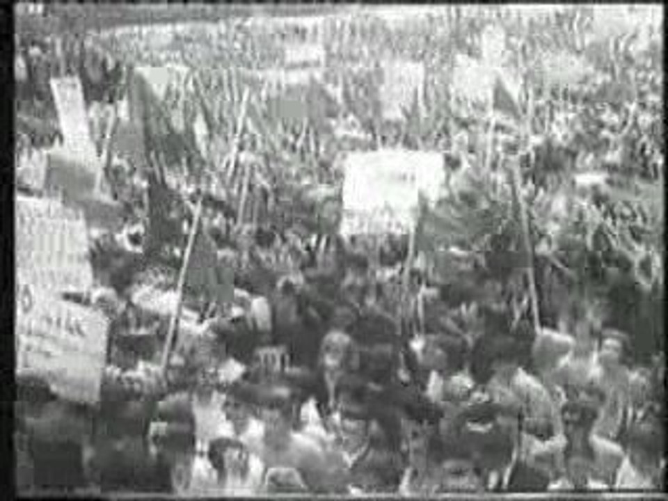 Il 68 in piazza il 1° maggio (Roma 1968)