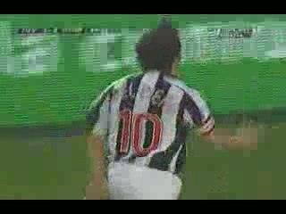 Juventus roma 1 a 0 gol del piero_LuzTV