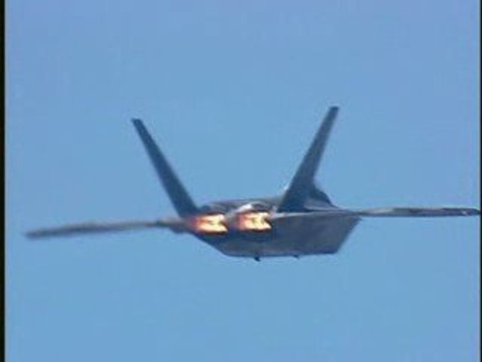 Air Show avion F22 Raptor
