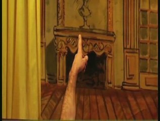 Coulisse d'un marionnettiste