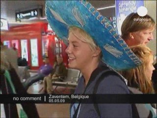 Des étudiants belges rentrent du Mexique