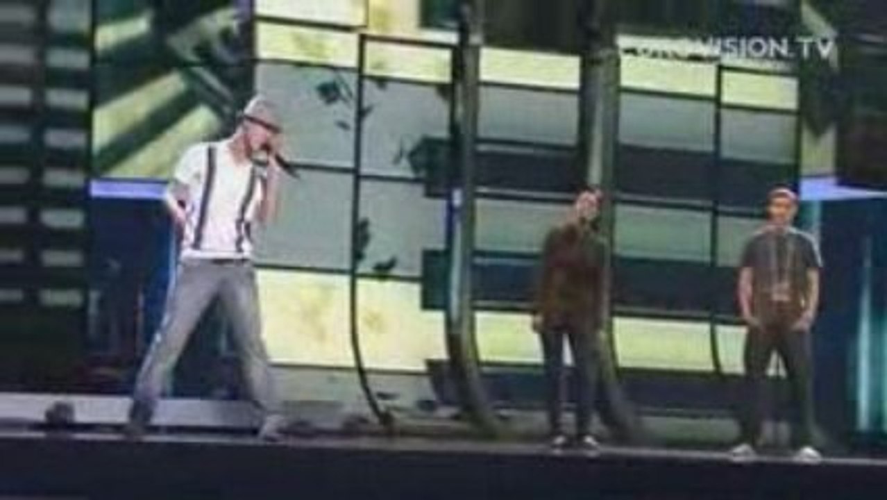 Sasha Son rehearsal Lithuania at the 2009 Eurovision