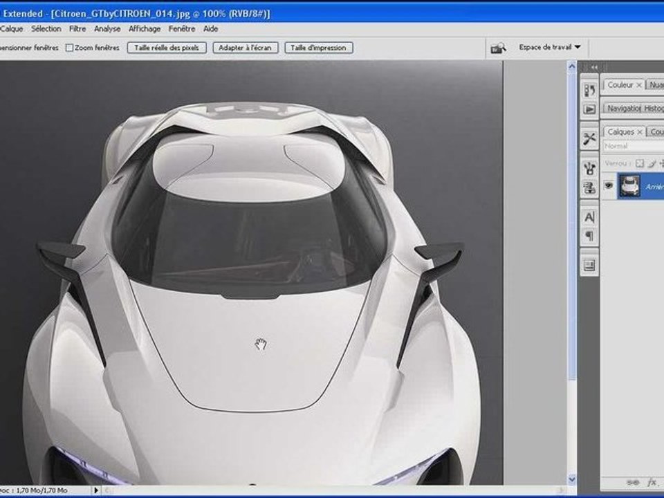 Tutorial photoshop détourage outil plume