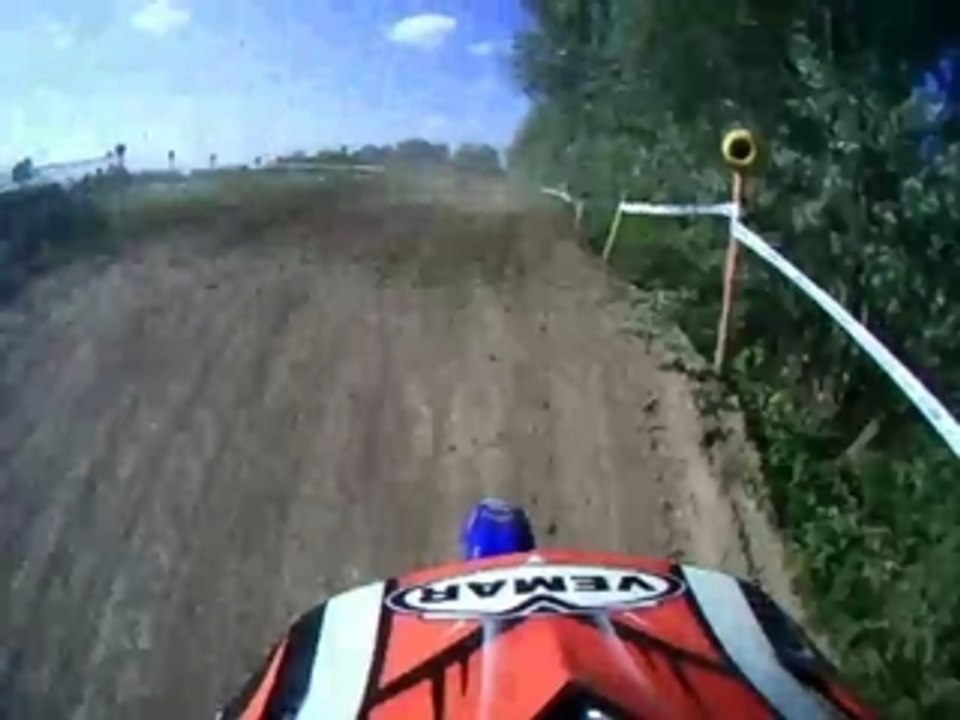 Motocross Merville cam embarqué