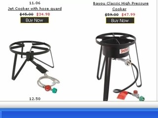 Bayou Classic Outdoor Cooking equipment