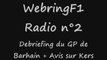 05/05/09 Webring F1 Radio Debriefing Bahrain + Kers 1/4