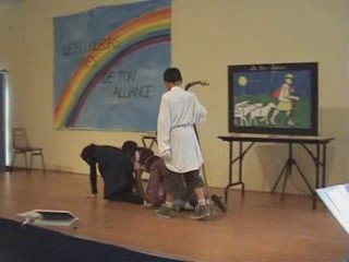 Fête des jeunes familles à Jarzé : Célébration