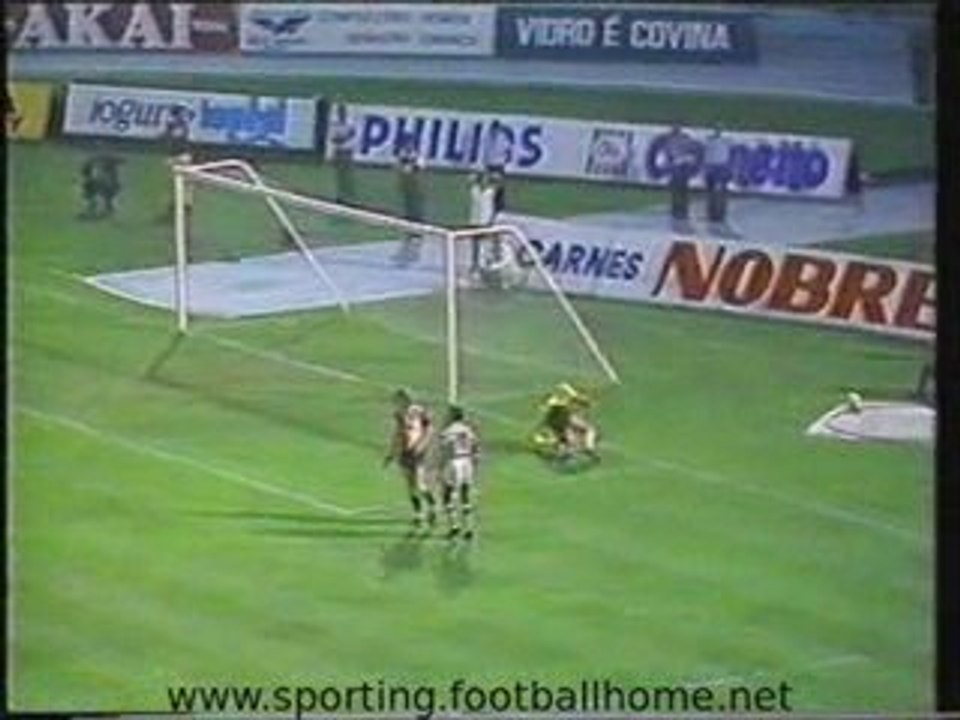 Sporting - 3 Feyenoord - 1 de 1985/1986 Uefa