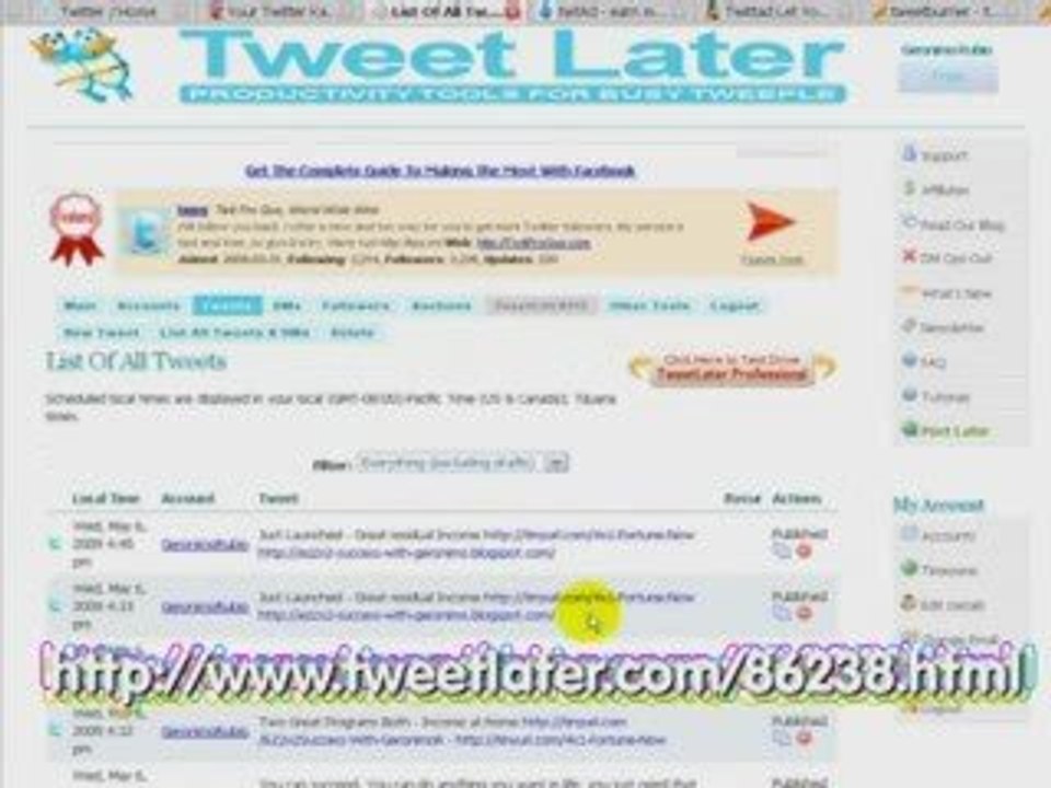 Twitter Programs - 4x1 Fortune - EZ2x2 - Geronimo Rubio