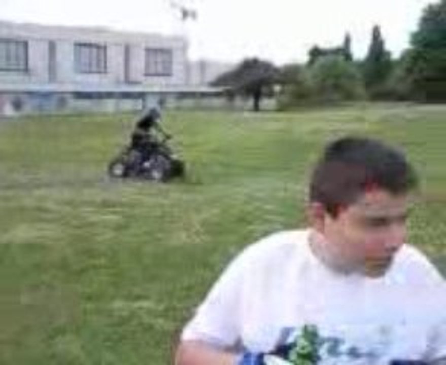 Valentin et son 110cc