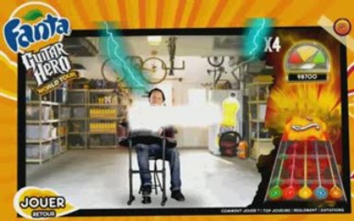 Fanta Guitar Hero Wolrd Tour Moe Batterie 111750 points