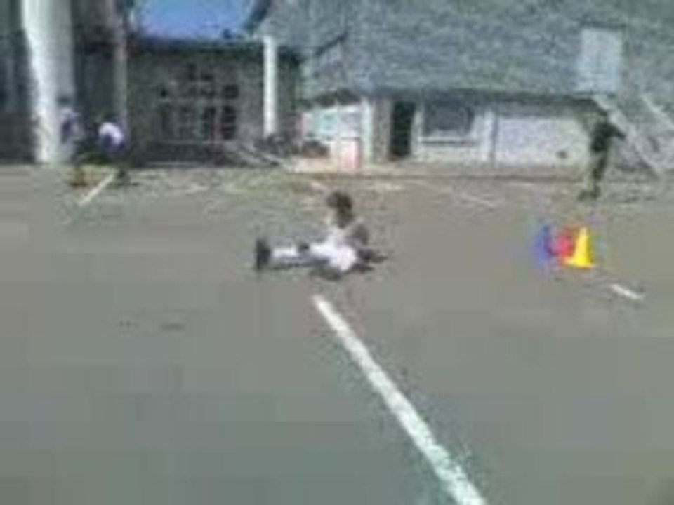 Loan un pote et qui va chuter en roller