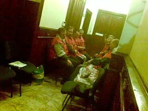 Poznań: Policja usuwa związkowców z biura PO