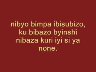 Kizito Mihigo - Ibisubizo by'Ubuzima