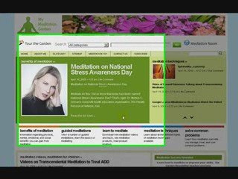 My Meditation Garden Video Tour