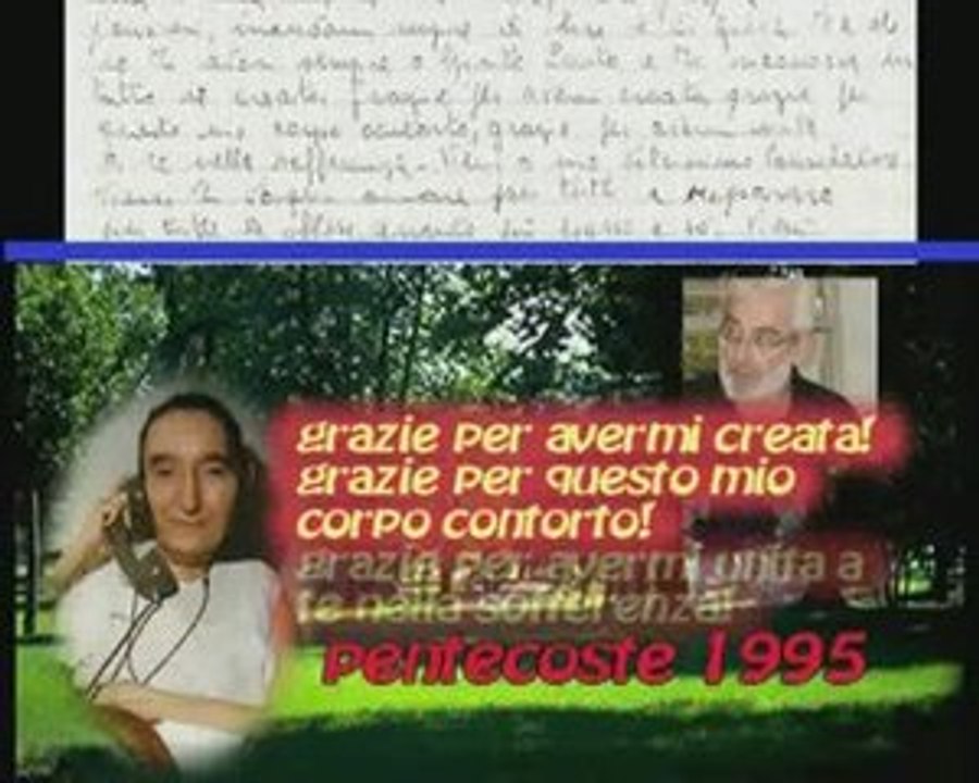 PENTECOSTE 1995 : PREGHIERA DI NUCCIA TOLOMEO