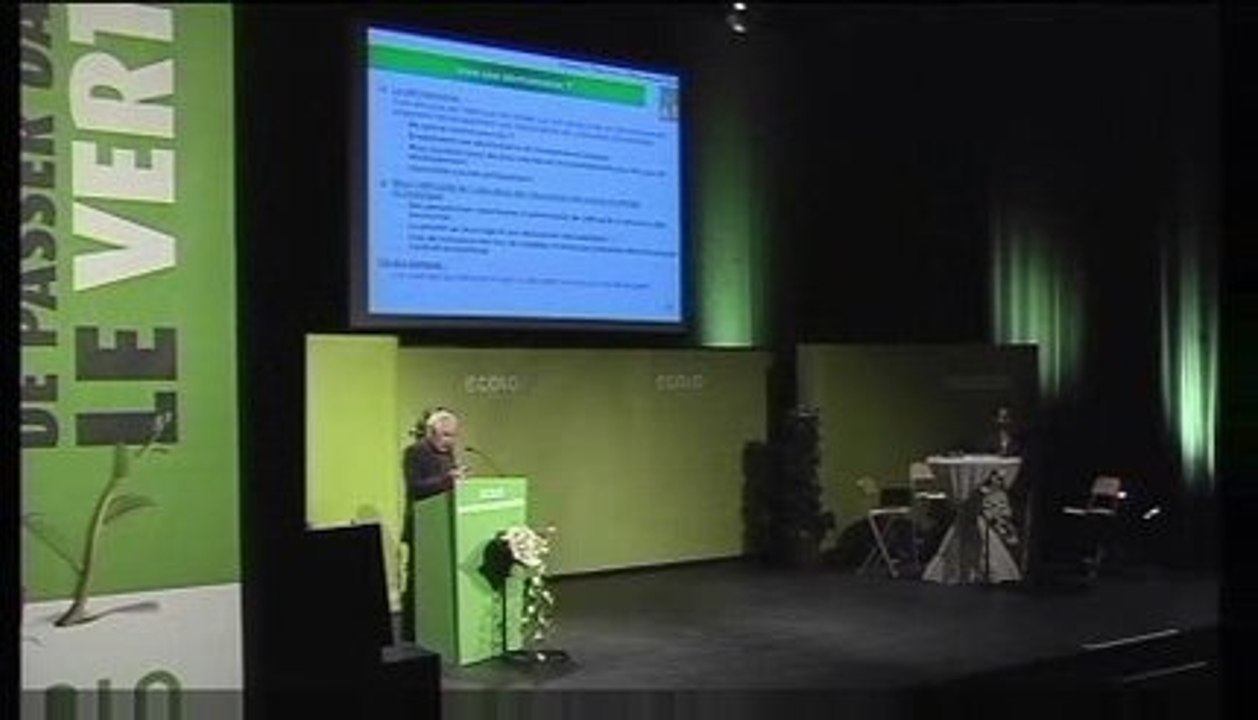 Pierre Radanne au congrès Ecologie-économie