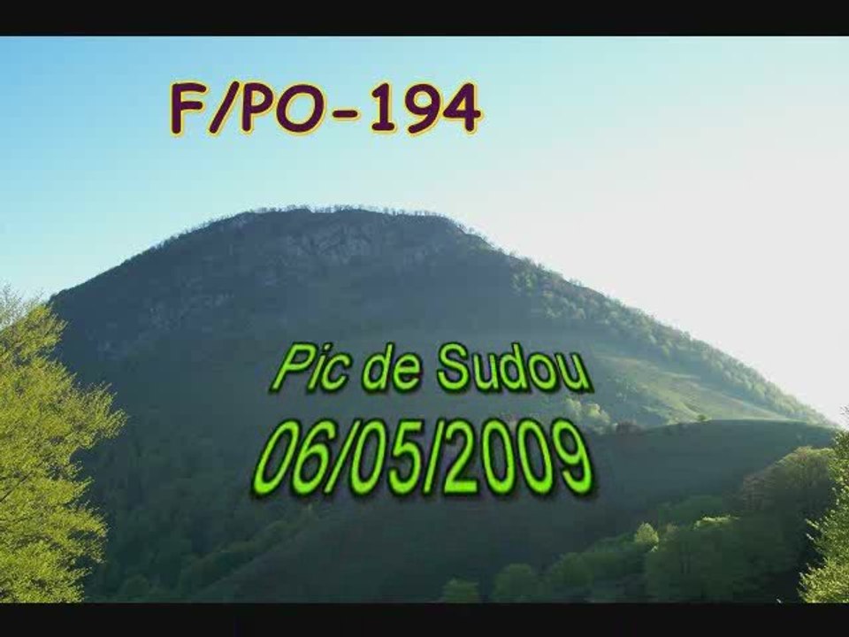 SOTA F_PO-194 - Pic de Sudou