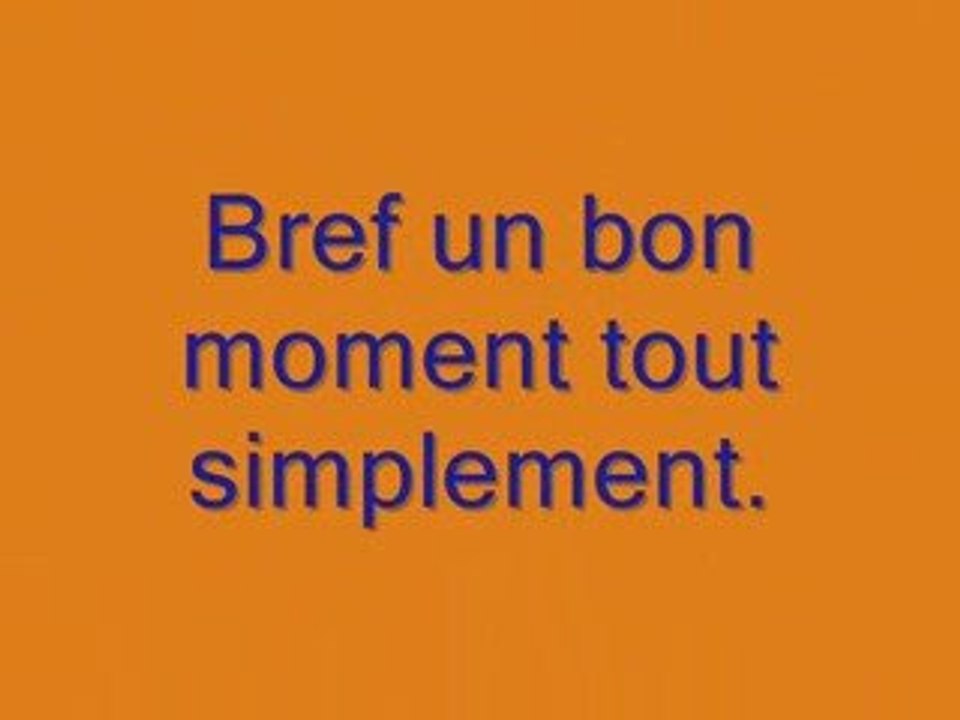 Coulisse Mirabelle Tour 2005