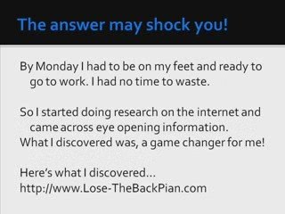 Stop Back Pain In 48 Hours?