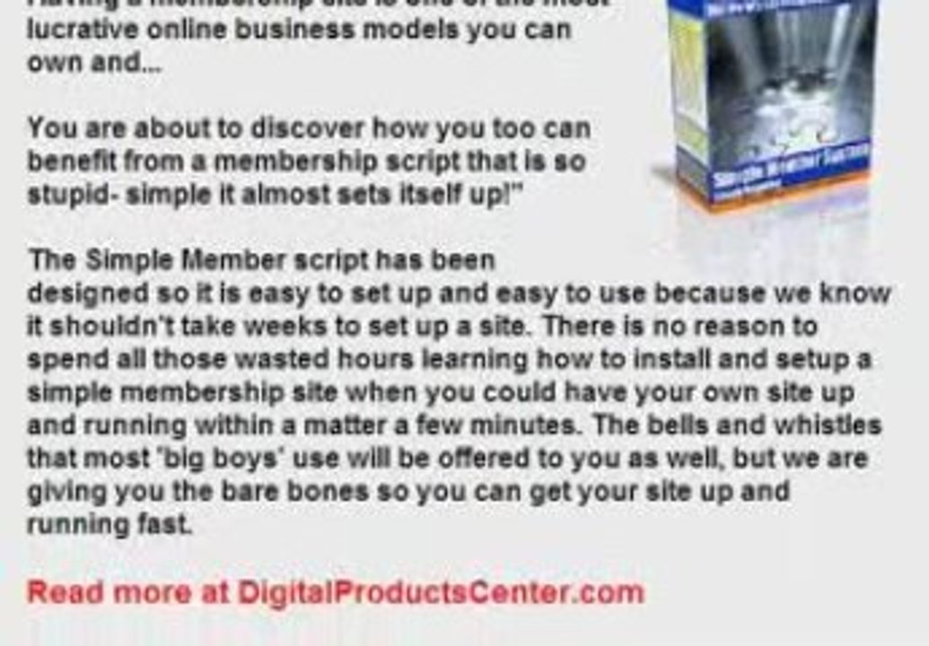 Simple Member System