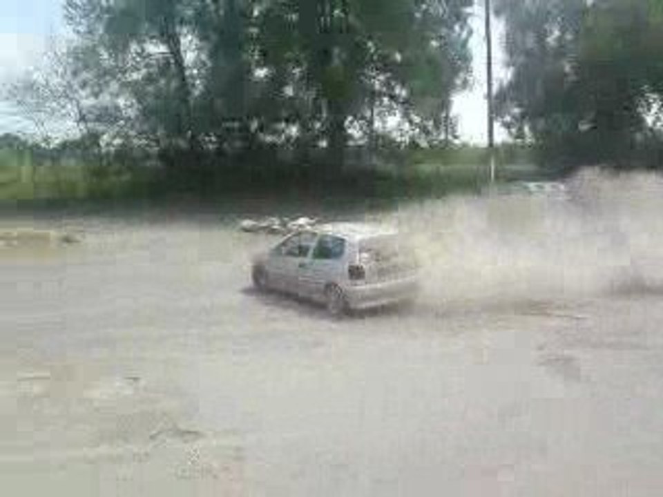 Dérapage controlé ...