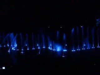 la fin du spectacle du futuroscope