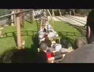 On ride Silverstar au dernier rang