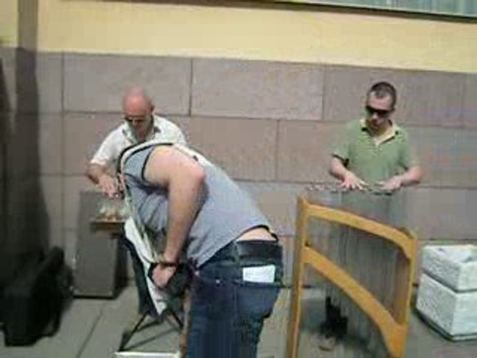 Musiciens sur tubes de verre et verres en cristal 2