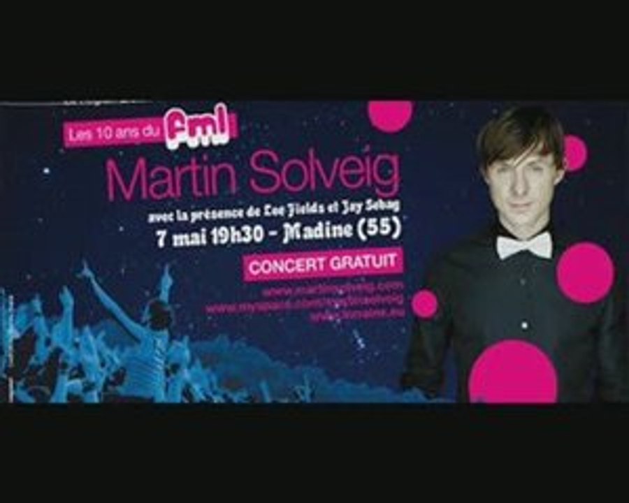 Concert des 10 ans du FLM - Martin Solveig au Lac de Madine