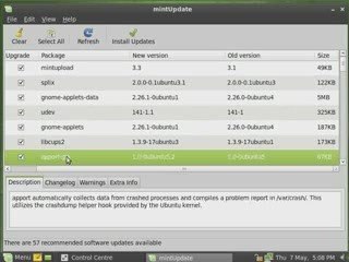 Linux Mint 7 - How To Use mintUpdate