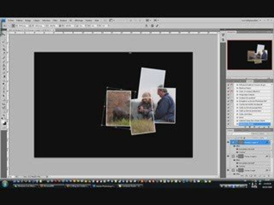 Vidéo tutoriel n:23 Crée un collage