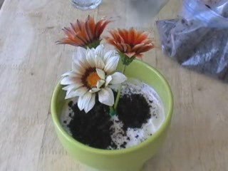 "Potted Plant" Ice Cream Cake - Mother's Day Dessert