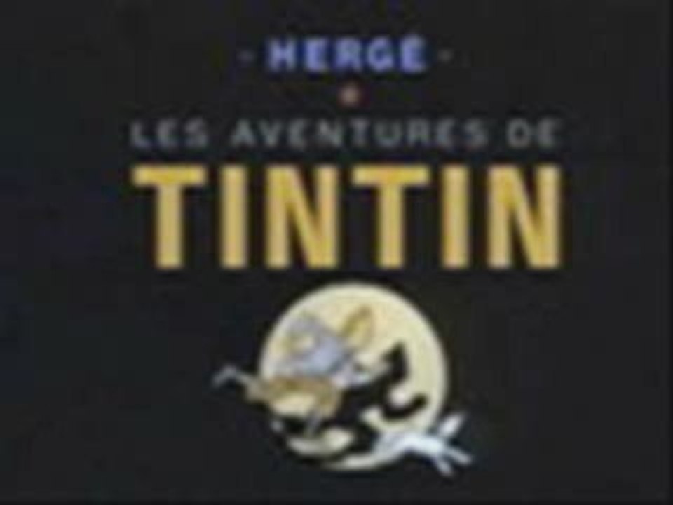 TINTIN  et MILOU presenté par oggy et les cafards