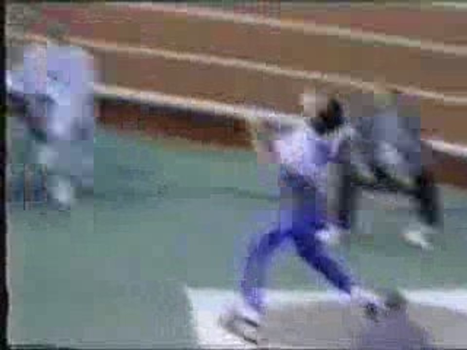 Athlé Ulf Timmerman Lancer poids indoor 22m24