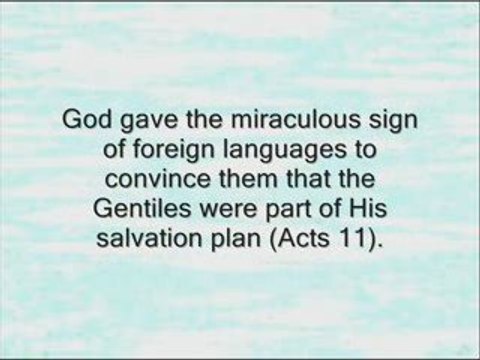 Speaking In Tongues Part 3