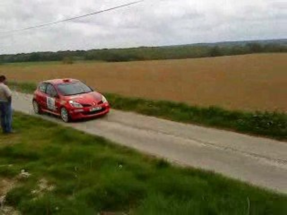 Rallye de Dieppe  2009 ES1 clio R3