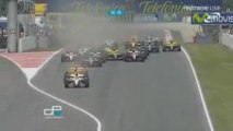 the start of the first race of the GP2 2009