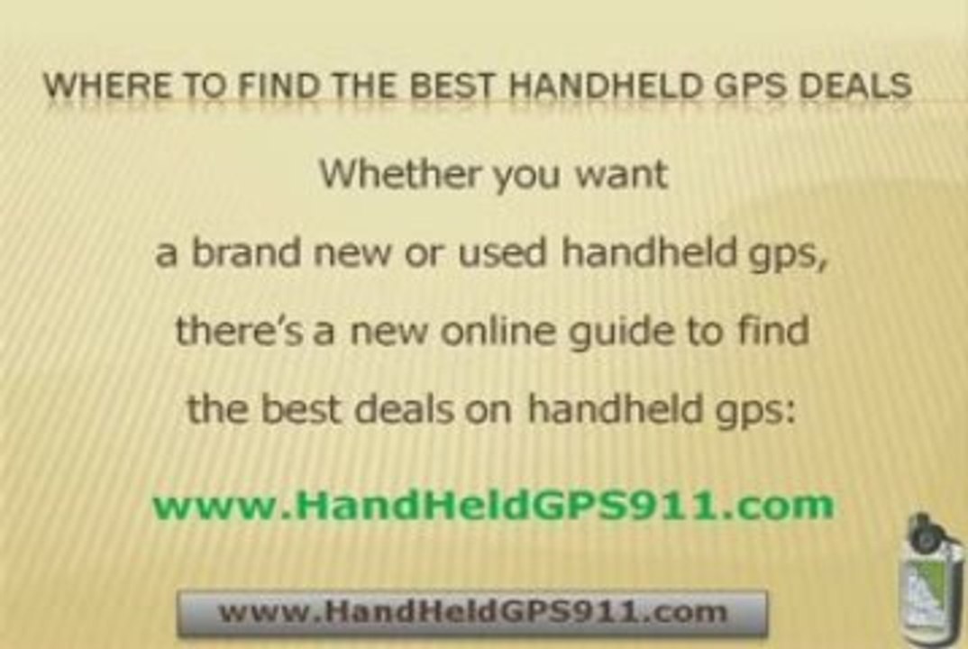 How To Find The Best Cheap Handheld GPS For You Online Guide