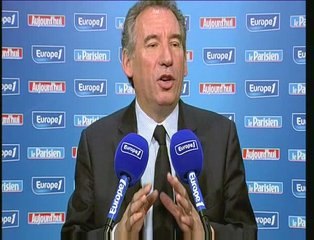 Bayrou : pas de "programme commun" avec le PS