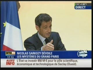 Sarkozy lutte contre le chomage avec des machines