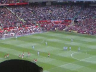 Celebrating Ronnie's goal