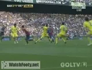 ETO'O 2-1 FC BARCELONE  VILLARREAL