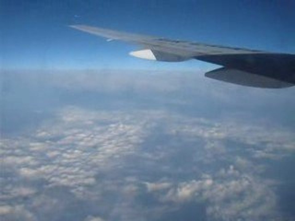 A FLIGHT MEETS A UFO