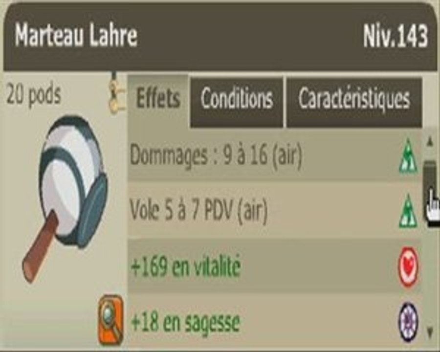 Sadoxe, Xélor Air/Sagesse lvl 15X Silouate