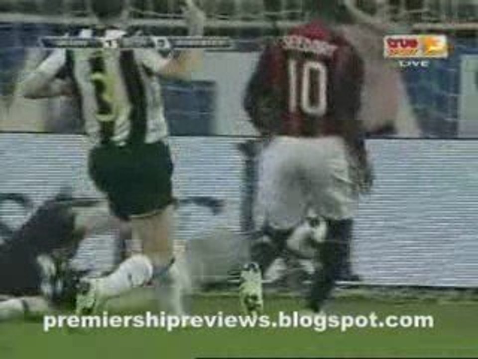 SEEDORF 1-0 MILAN AC  JUVENTUS TURIN