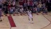 Ron Artest inbounds the ball from half court to Aaron Brooks